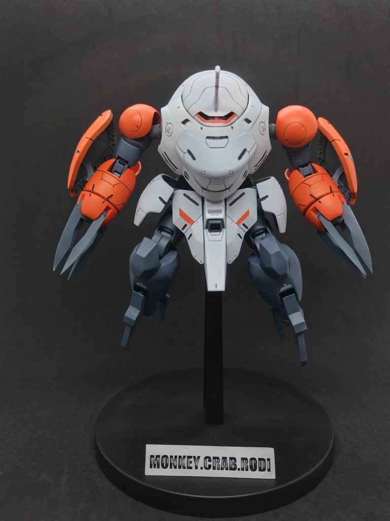 オレンジ部分は設定より赤めの柿色(猿蟹だけに)