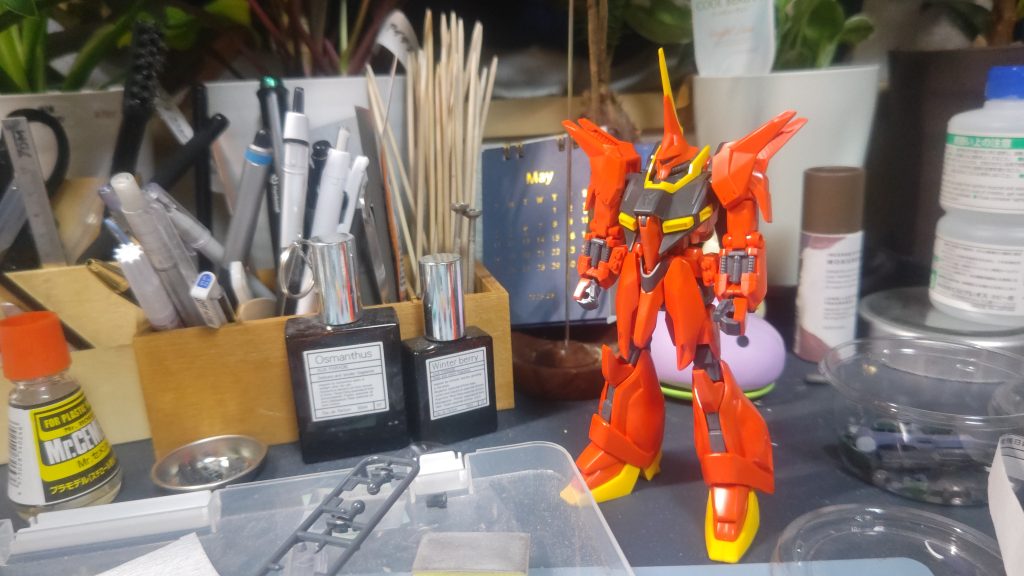 素組状態です。色分けはなかなかいい感じですね。