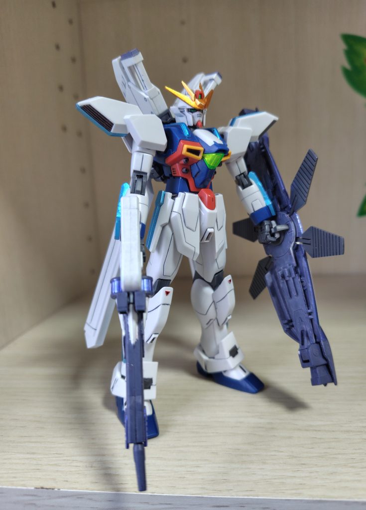 ガンダムXディバイダー素組、ちょい塗り