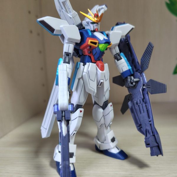 ガンダムXディバイダー素組、ちょい塗り