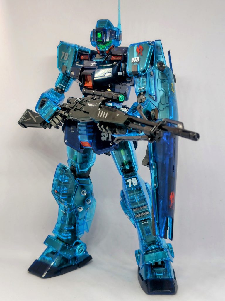 MG ジム•スナイパーⅡ  クリアカラー　ホワイトベース配備機