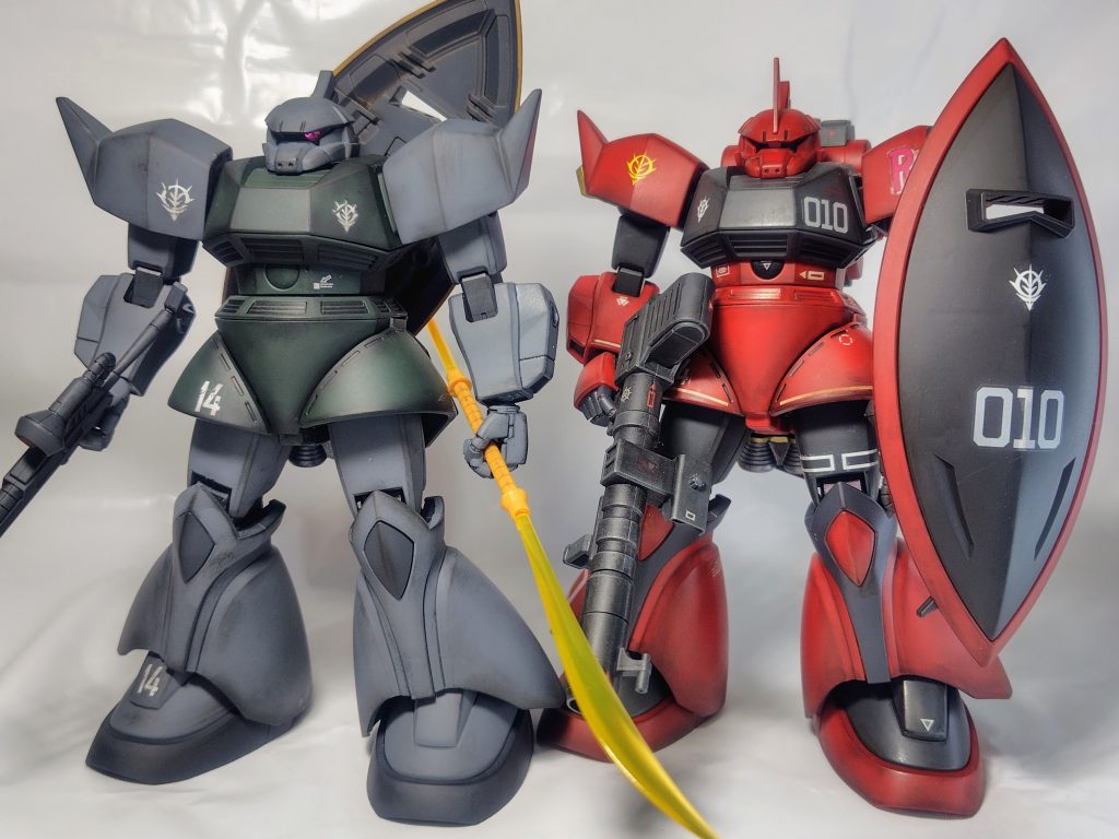 去年作ったジョニーライデン機と。