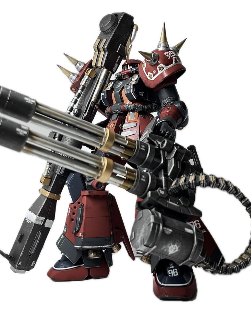 MG サイコザク ver.Ka 試作型ガトリング装備–2枚目/制作者：よこぷら