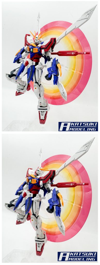 RG 1/144 　GF13-017NJ II ゴッドガンダム　+ 風雲再起　–3枚目/制作者：アカツキモデリング