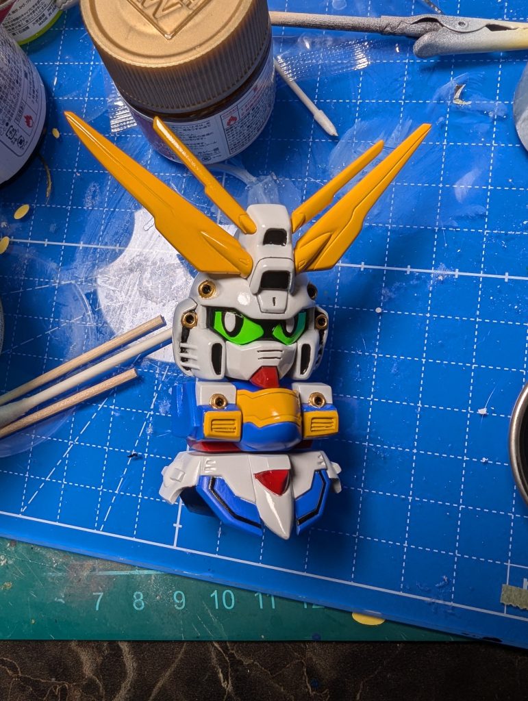 瞳交換ギミックは色移りや破損の恐れがあって製作時間もかなり延びたので今後はやめようかと思いました