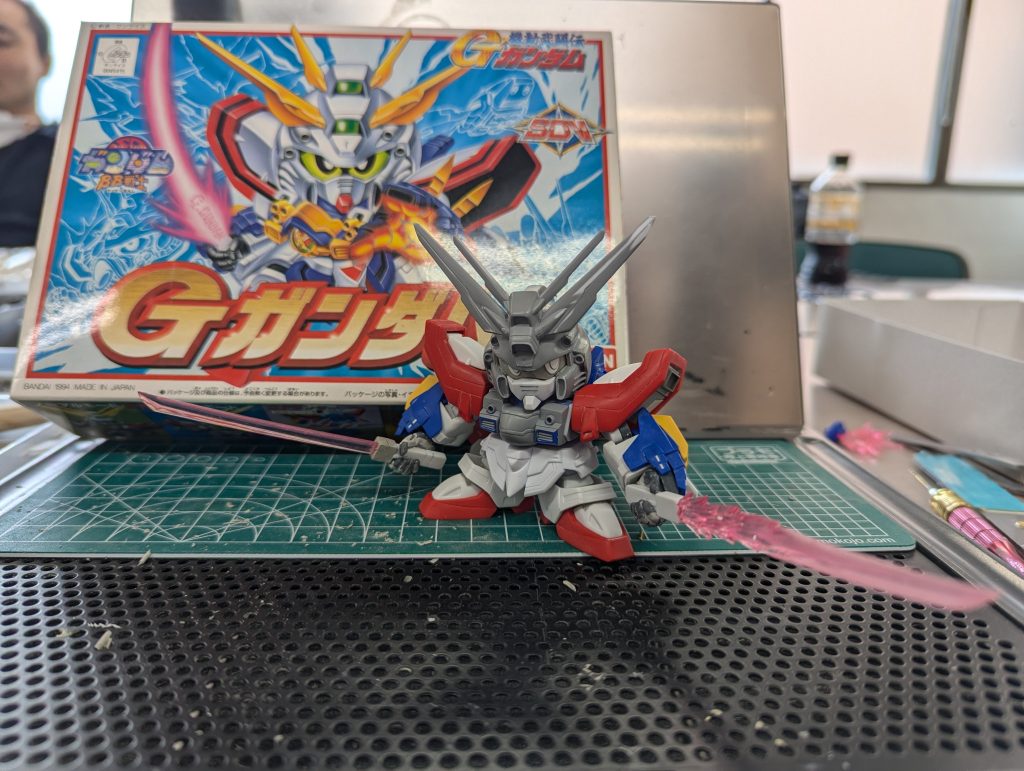 ゴッドスラッシュはハイレゾのものを半分に切って調整しました