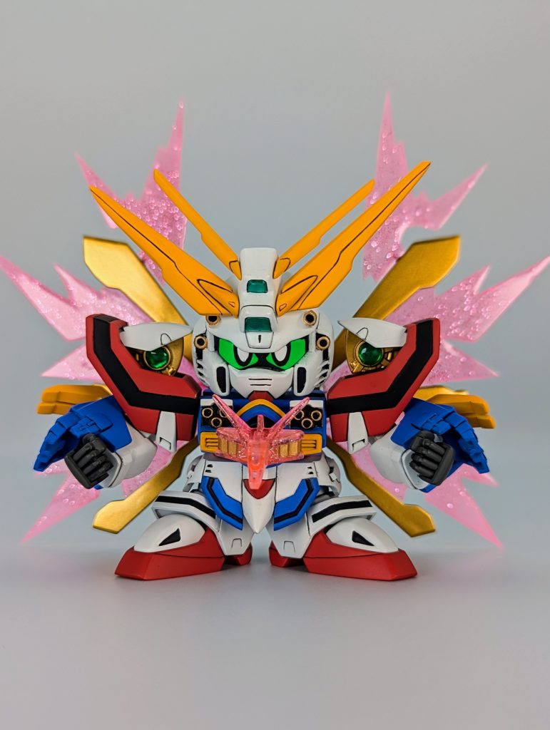 知る人ぞ知るクリスタルハイパーモード羽はクリアレジンにラメを入れて製作しました