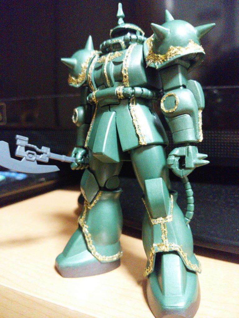 改修前画像この後、動力パイプ、二の腕、膝関節、脛の太さ等改修しました