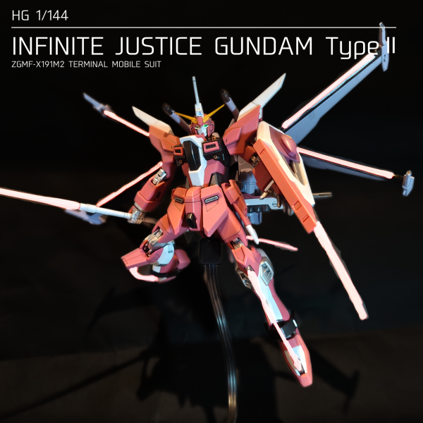 MGEX/RG風 1/144 ZGMF-X19A インフィニットジャスティス｜茶家持