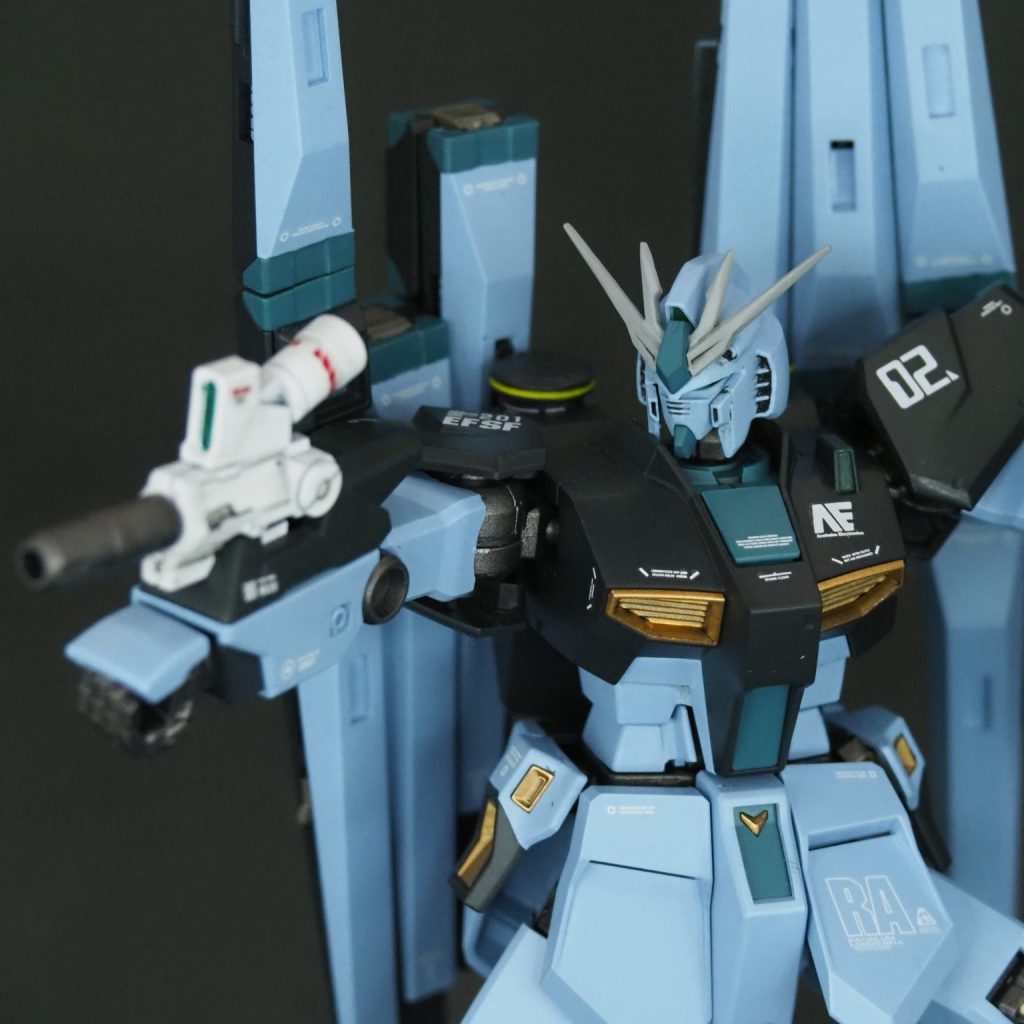 RG νガンダム ダブルフィンファンネル＋EG νガン　アクシズショックカラー RG νガンダム ダブルフィンファンネル＋EG νガン アクシズ