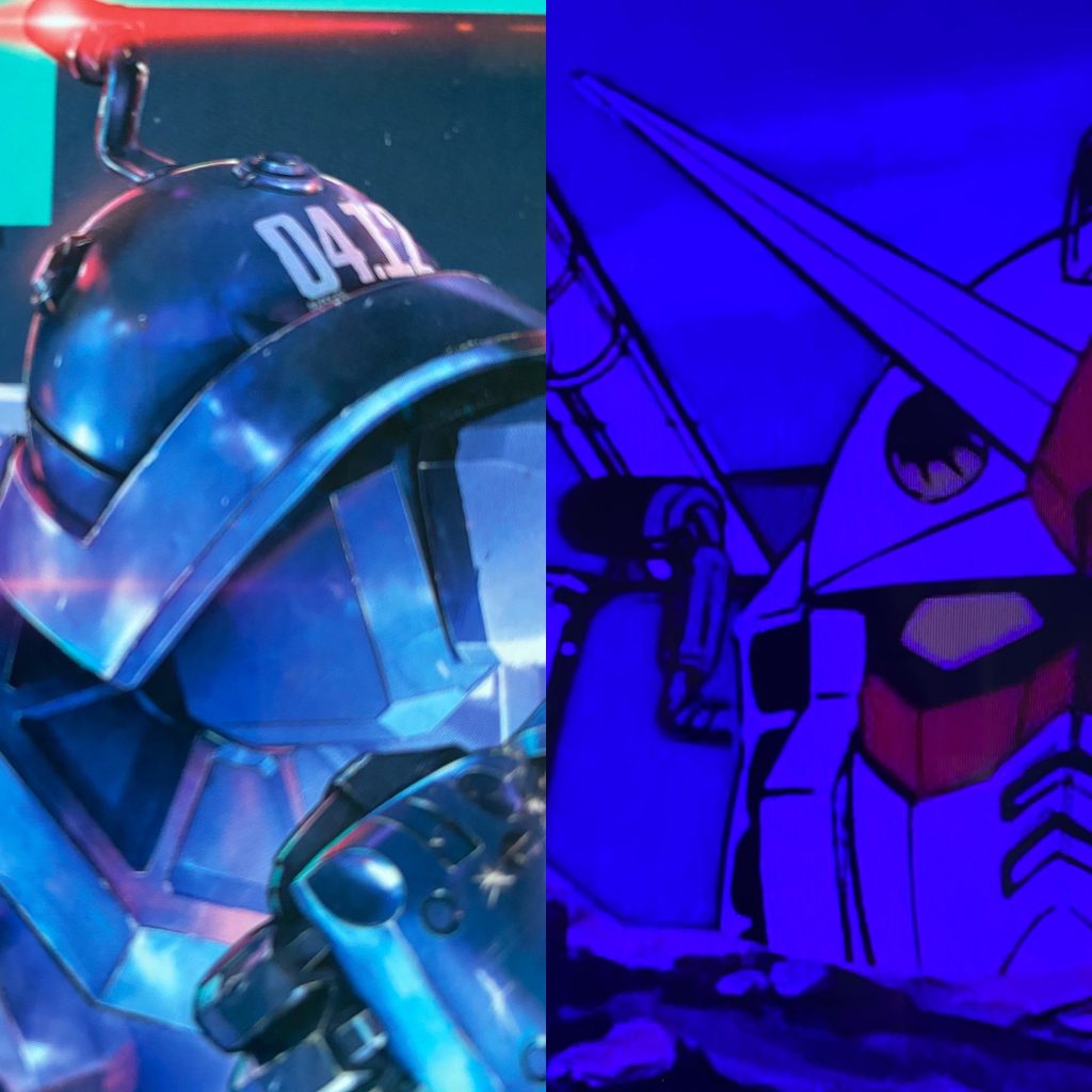 作品名：パトライト<p>ポリスザクのパトライトってガンダムの集音マイクのオマージュ？切り取ってガンダムに付けろとガンダムが言ってます？？笑</p>