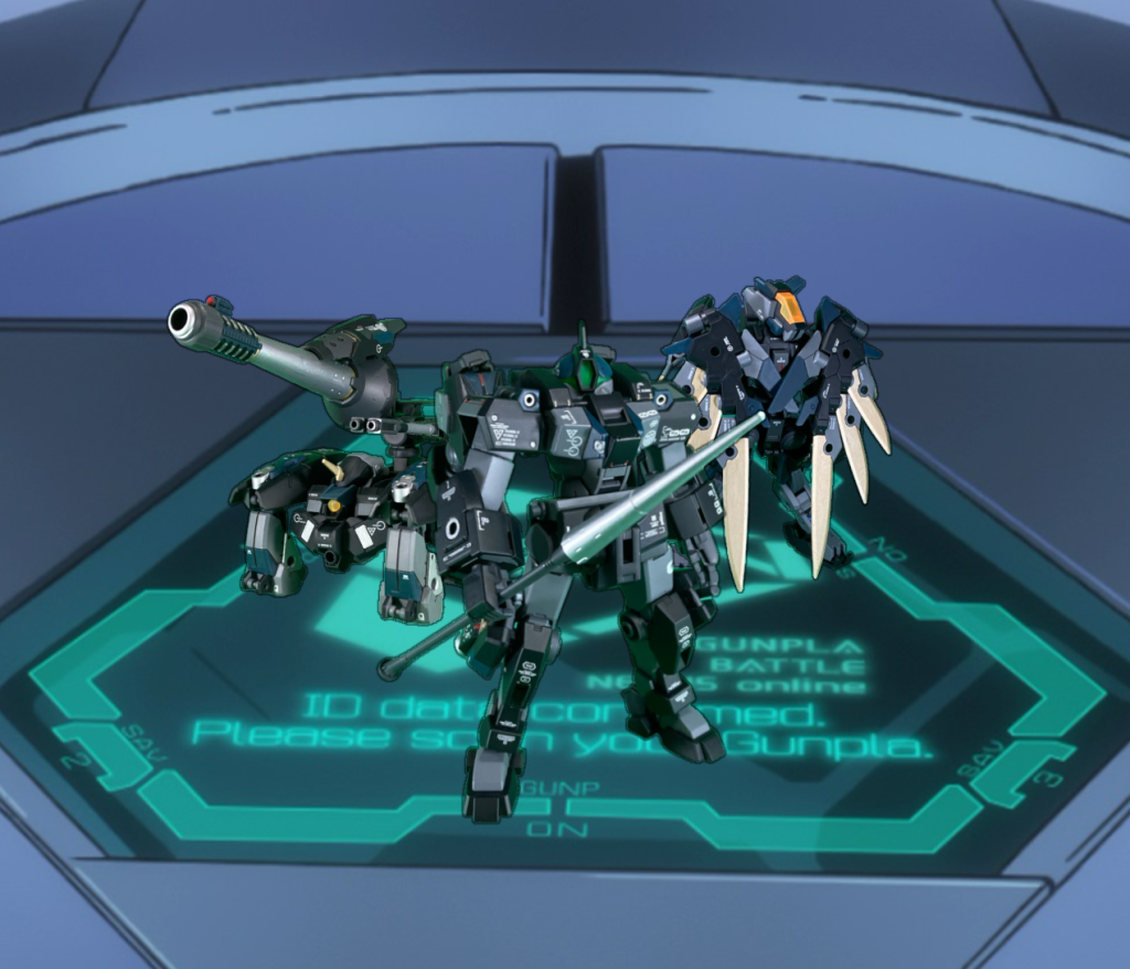 「っていう設定さ!!!」もちろんだが本当に闇落ちしたわけじゃなく設定で作ったガンプラたちである(※プロトファイターがGG01になるはずだったのはリアルガチ)全体的に出力が弱そうな設定になっているのはガンガンオーで合体ロボが合体ロボしすぎてオンライン対戦で使うには「モラル的にちょっと…」な作品になりすぎたためわざと出力を下げて制作した事に合わせて考えたこじつけ設定 っていう設定だよ!!!!そもそも原作からしてトライオンスリーとか普通にいるし合体して強くなる程度じゃ大してブーイングも起きないかもって中の人は思ってる!そもそもあの世界はロマンと完成度の方をよっぽど重視してそうだしね!! オマケ闇落ち(塗装)前の3機とガンガンマオー