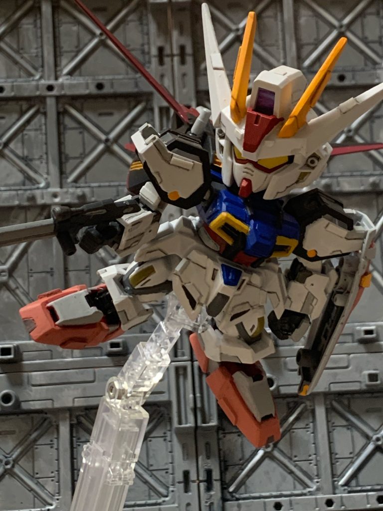 SDEXエールストライクガンダム（筆塗り)–4枚目/制作者：rairu4463