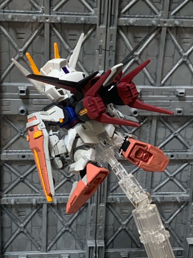 SDEXエールストライクガンダム（筆塗り)–5枚目/制作者：rairu4463