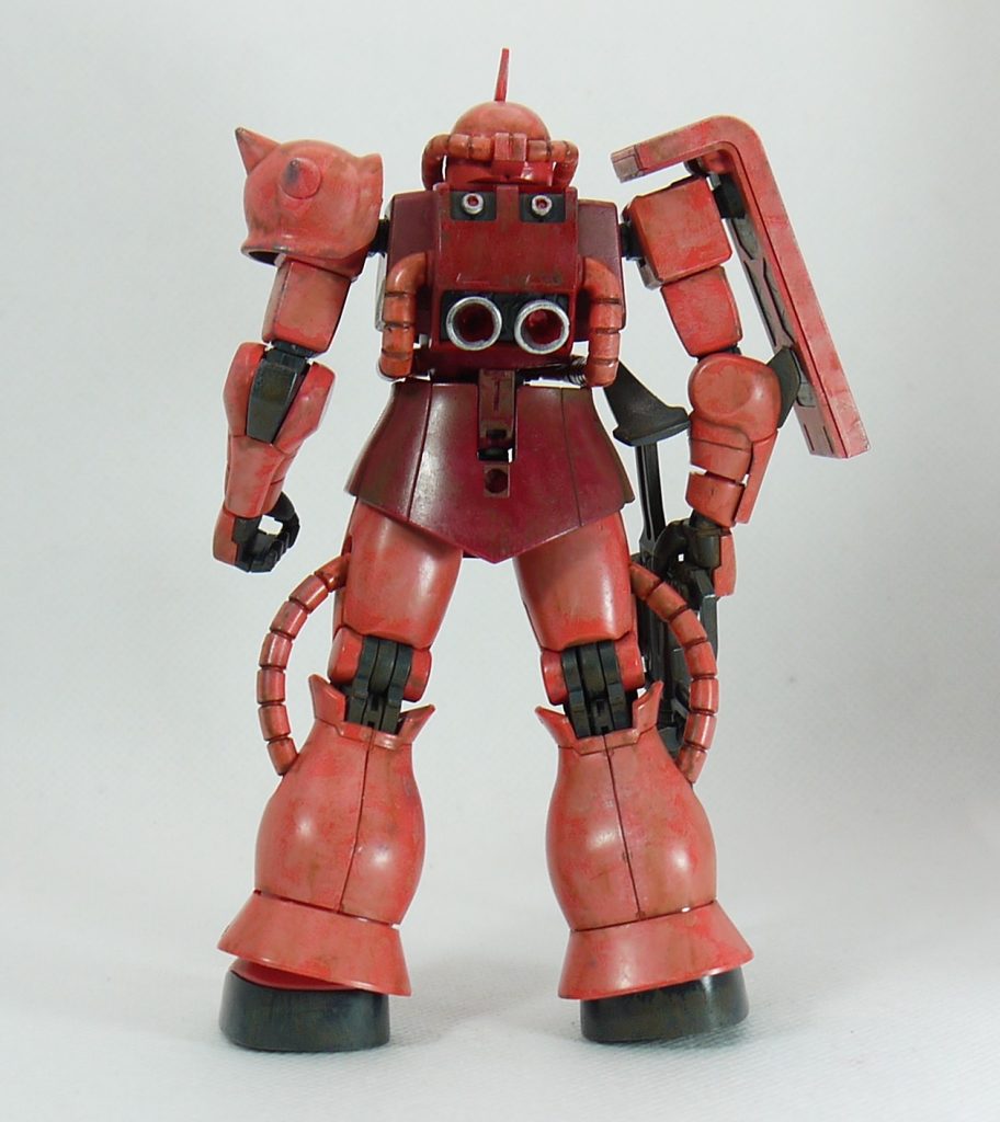 HG 1/144 シャア専用ザクⅡ(リバイブ版)/清水式簡単フィニッシュ–3枚目/制作者:junhon