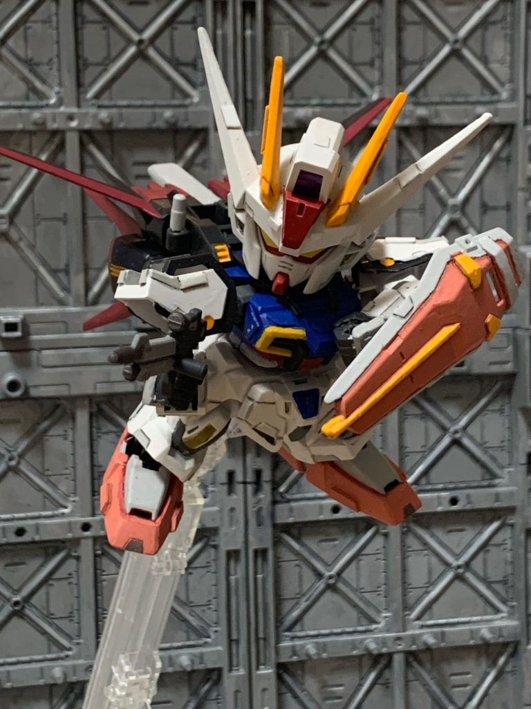 SDEXエールストライクガンダム（筆塗り)–6枚目/制作者：rairu4463