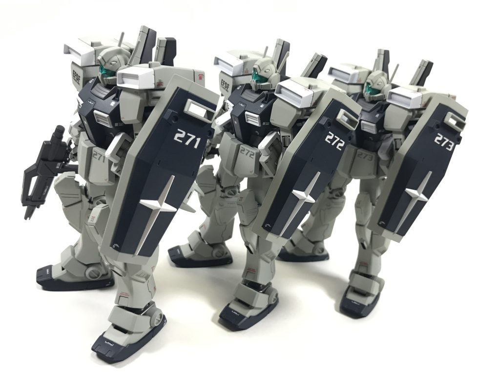 恒例の機体No.シールドショットです。相変わらず量産機してます。😆