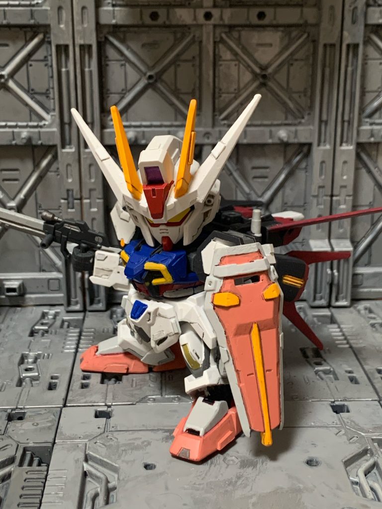 SDEXエールストライクガンダム（筆塗り)–7枚目/制作者：rairu4463