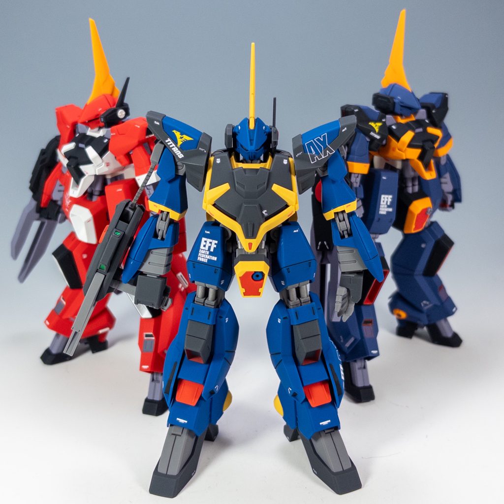 最後はオリジナルも含めたスリーショットで。勝手にバーザム祭してました(笑)みんな違ってみんないい！