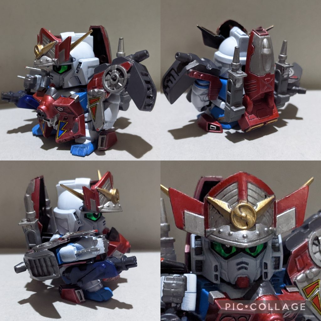 ガンブレイダーはサーポートメカのレスキュースピナーと合体する事で、ガンファイヤーへと着化するのだ!!