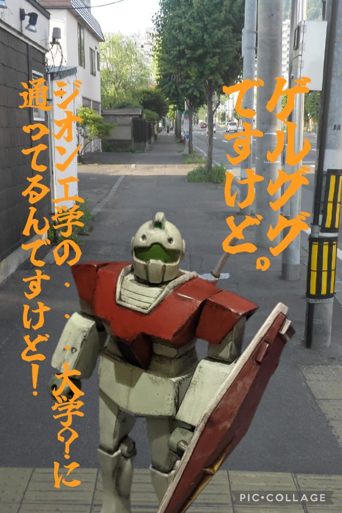 ウソをつきました。ホントはジムなのに「２０歳なんですけど！」的なネタ。実は、コレをやりたかっただけ(gundam-kao2)