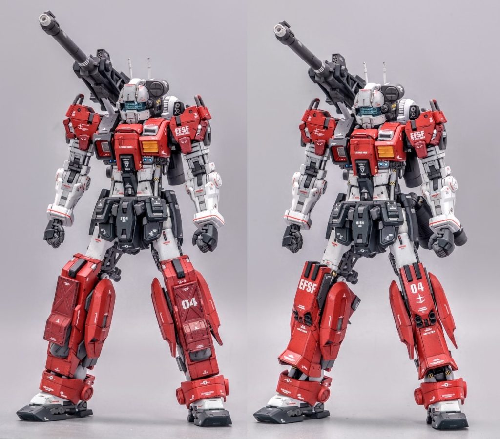 通常型と空間突撃仕様の違いを並べてみました