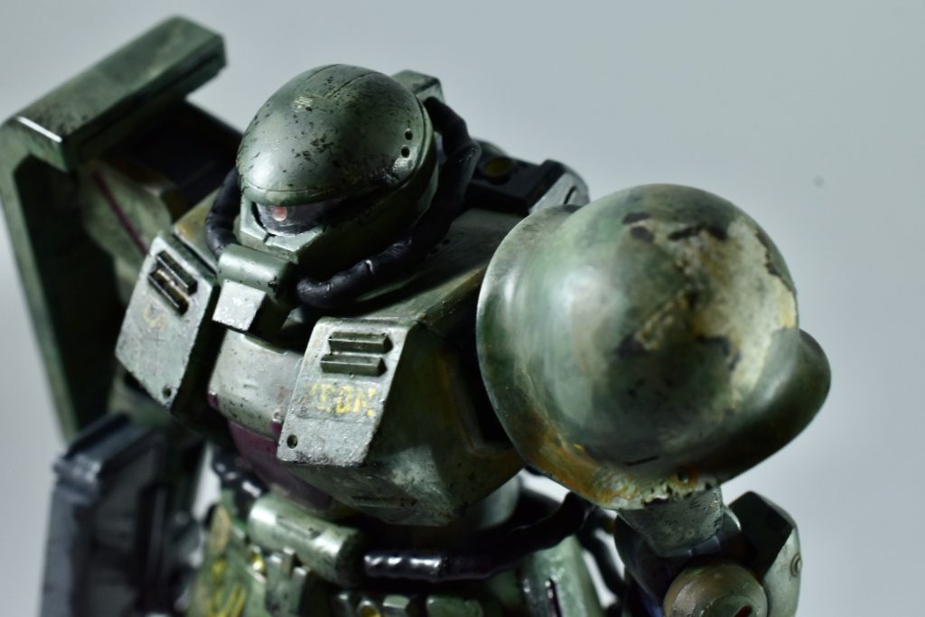 HG ザクⅡ改　筆塗り、ミキシングなどなど！！
