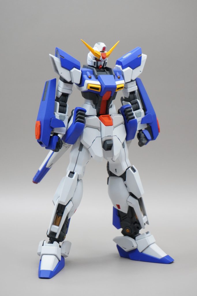 バックパックなしバージョン本体に武装がもりもりなので、バックパックなしでもかなり戦えそうです。(zaku-kao6)