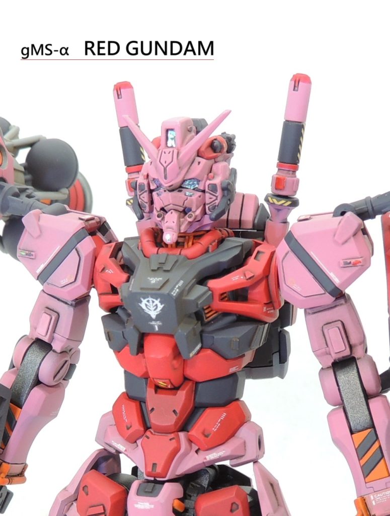 HG1/144gMS-α RED GUNDAM［赤いガンダム］重塗装ver.