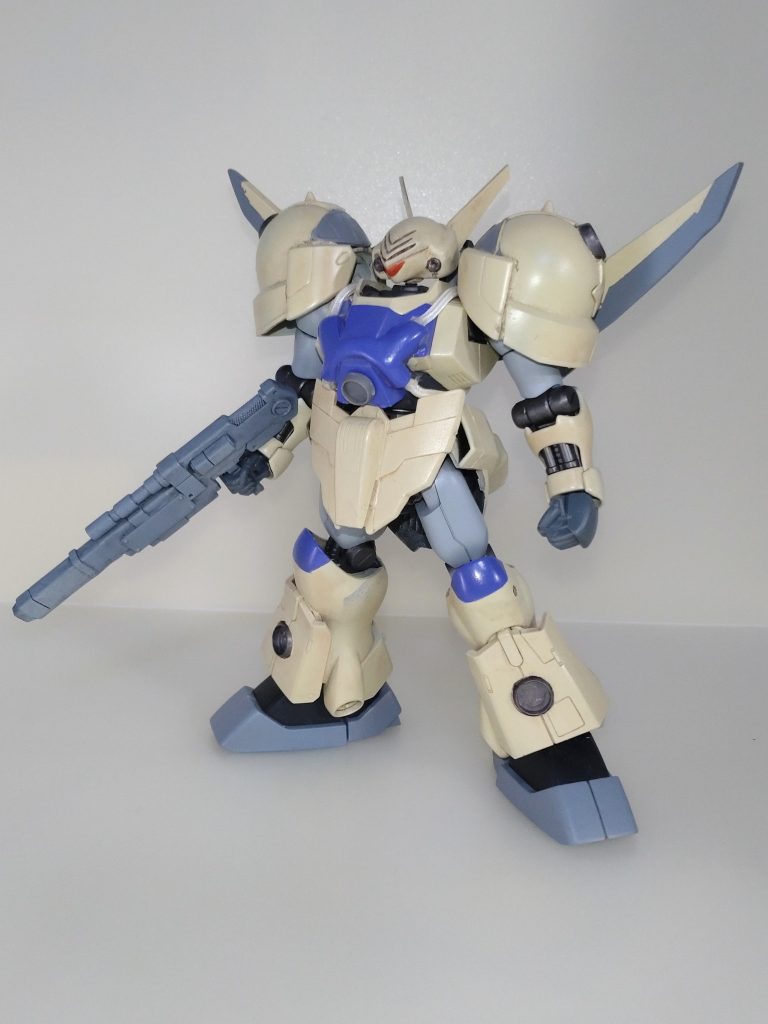 フル装備。テーマとしてランスローのキャラクター性をイメージして製作したので、全体的にうまくいったと思っています。