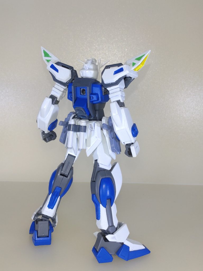 背面。元々キットの出来は良いので、合わせ目を消した以外はそのままです。
