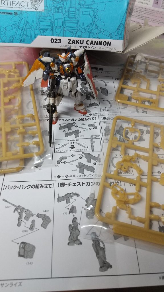 作品名：アーティファクトのザク·キャノン買った！ものの…<p>近くの書店でずっと売れ残ってたザク·キャノンをついにお迎えしてみました！設定の甘いマイナー機なので塗装は前作のウイングと違ってオリジナルにするつもり。でもどうやら神ラインナップの第1段が再販あるらしく、本音を言うとナイチ […]</p>