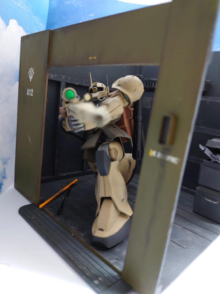 全塗装ですが、アニメっぽくしたかったので、特に改造していません