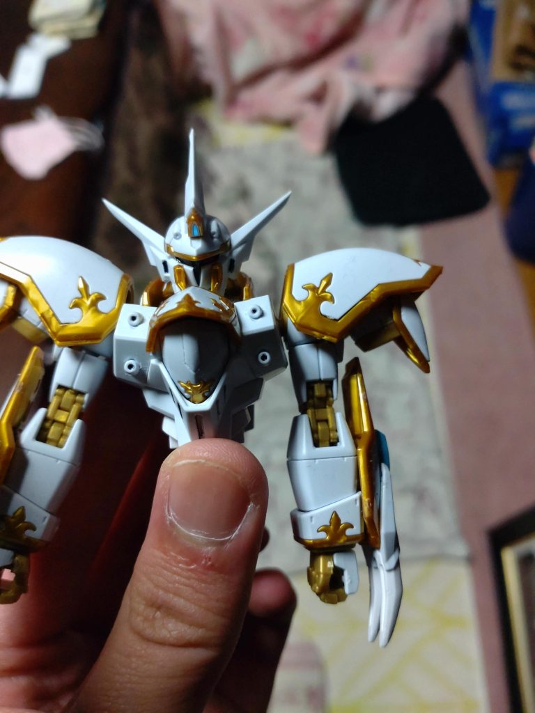 上半身完成( 塗装は油性ペン)