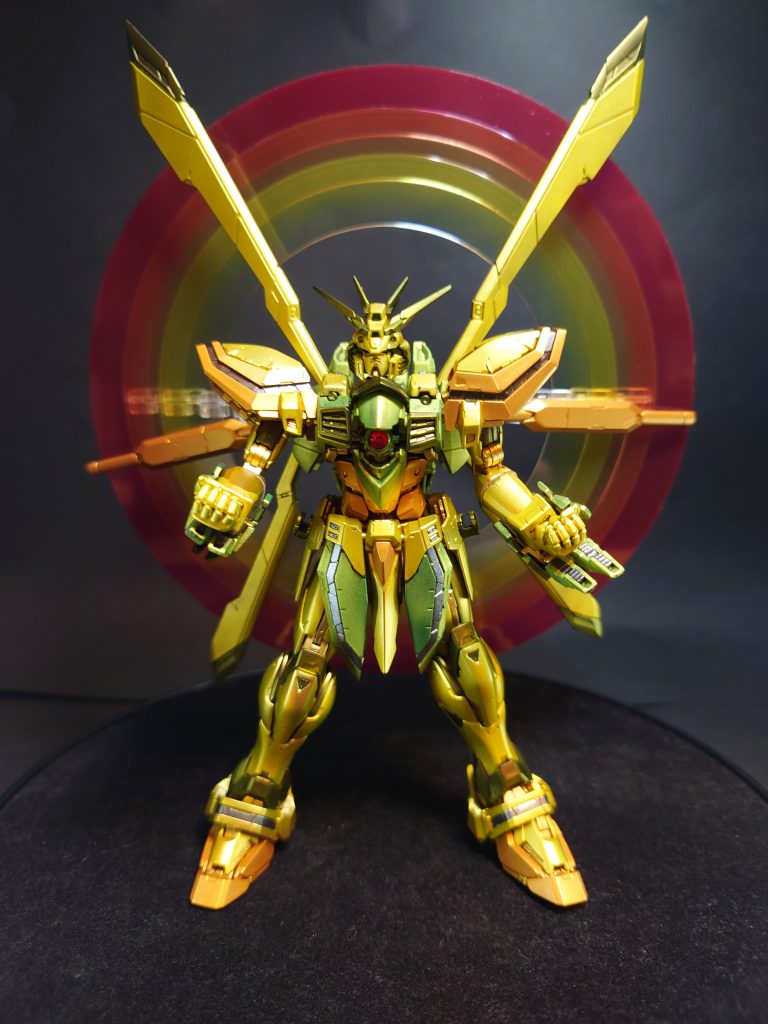 RG　ゴッドガンダム　明鏡止水モード塗装