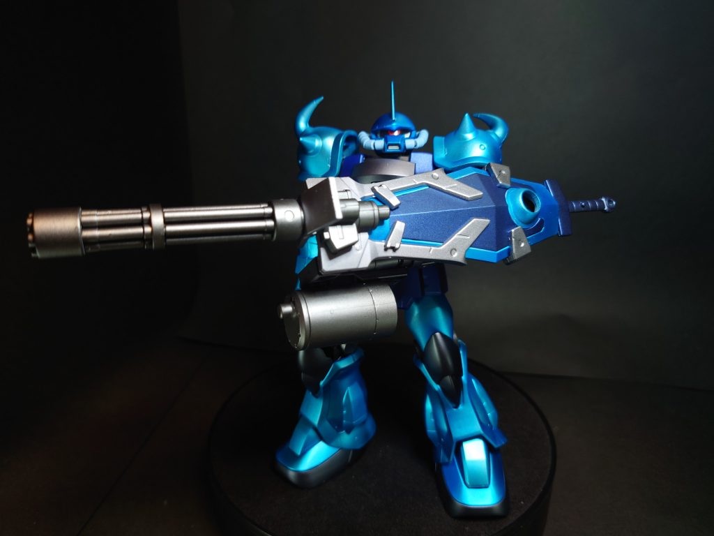 MG　グフ・カスタムを全塗装・ウェザリング–5枚目/制作者：フィン工房