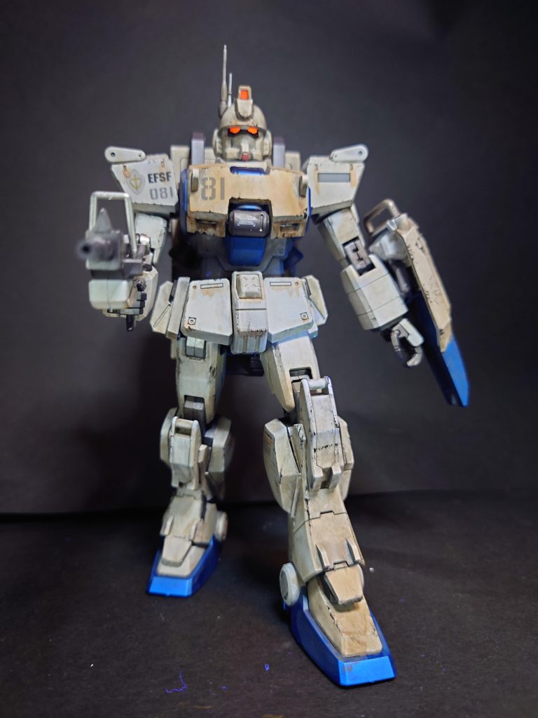 MG　ガンダムEz-8　全塗装・ウェザリング(汚し)–3枚目/制作者：フィン工房