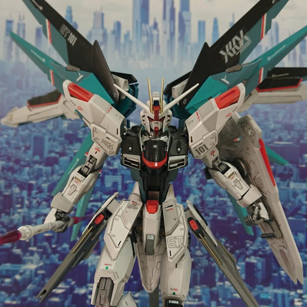 MG フリーダムガンダムver2.0｜なっちゃんイチゴさんのガンプラ