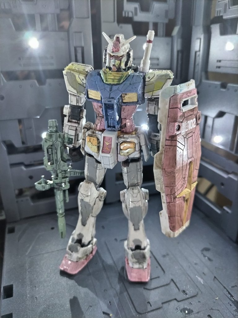 正面塗装は水性ホビーカラーのセイラマスオカラーです。