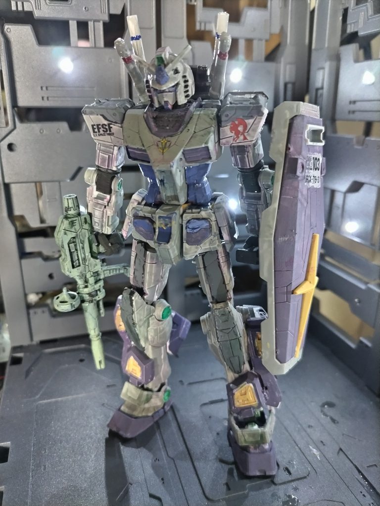 G-3カラー、正解がわからないので、それっぽく。バックパック改修後、写真差し替え