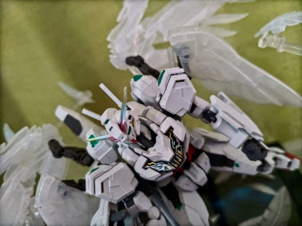 インモールド成形美しい。マスキングしてつや消し吹いた甲斐があったというもの。