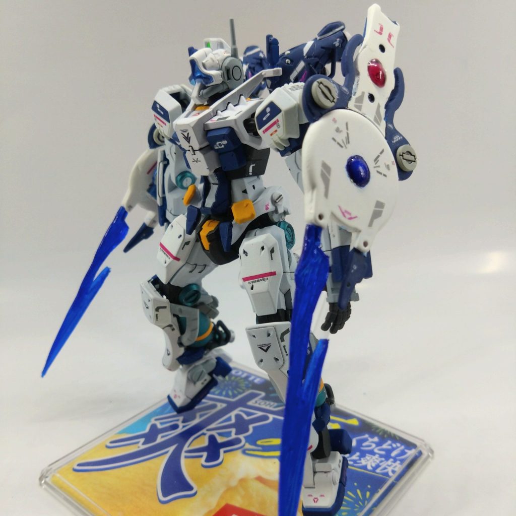 塗装完成品　ゲルググGQ版 アクアジムイメージ ゲルググ(GQ版一般機)をつくってみた｜こねこなめこ
