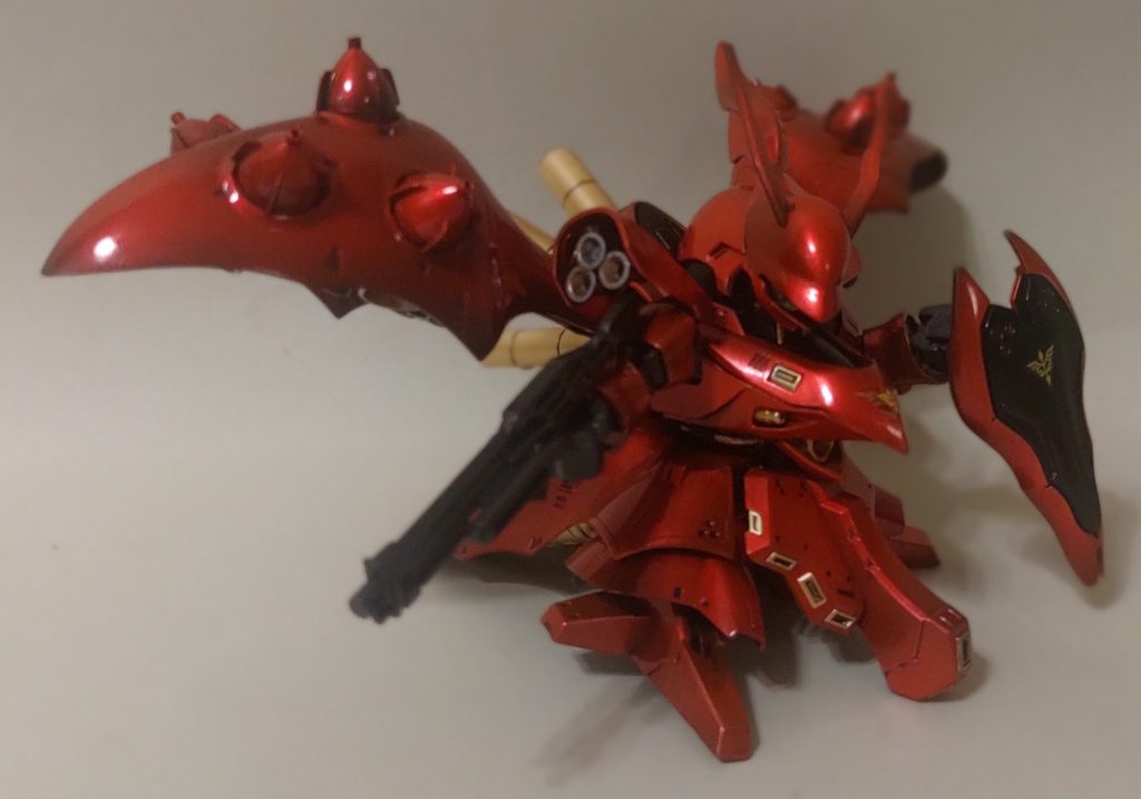 逆襲のシャアは好きだけどマンガ（ベルトーチカチルドレン）を読んだのはだいぶ後になってから…（知らんかった(⑉･̆-･̆⑉)）おっきなプラモデルあるなぁ、ナイチンゲール…よく知らないなぁと思ってました| д꒪  )…が、SDCSナイチンさん登場…手のひらサイズのこの子はお迎えせねば(｀✧ω✧´)ｷｭﾋﾟｰﾝ✨