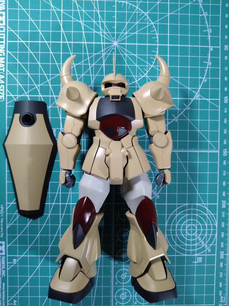 下地塗装が終わった状態。