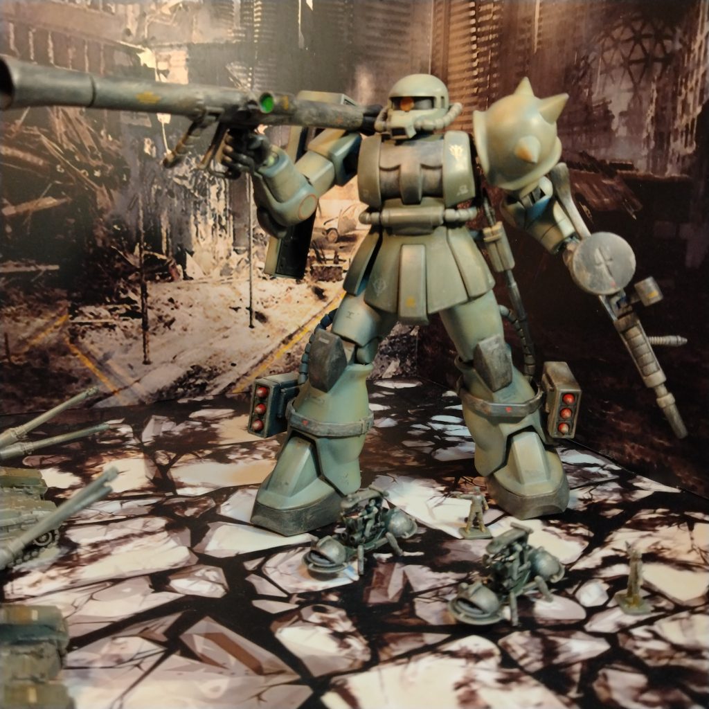 HG重力戦線ザク地上戦MSイグル2