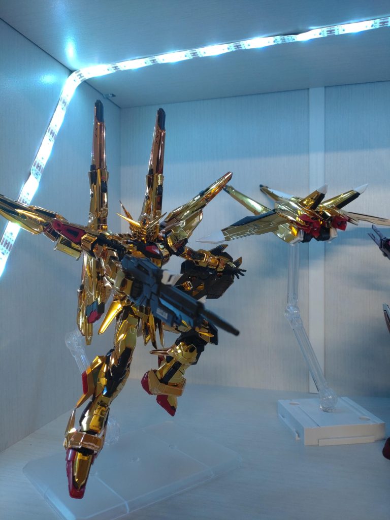 展示ポーズは背後にオオワシユニット飛行モードにて
