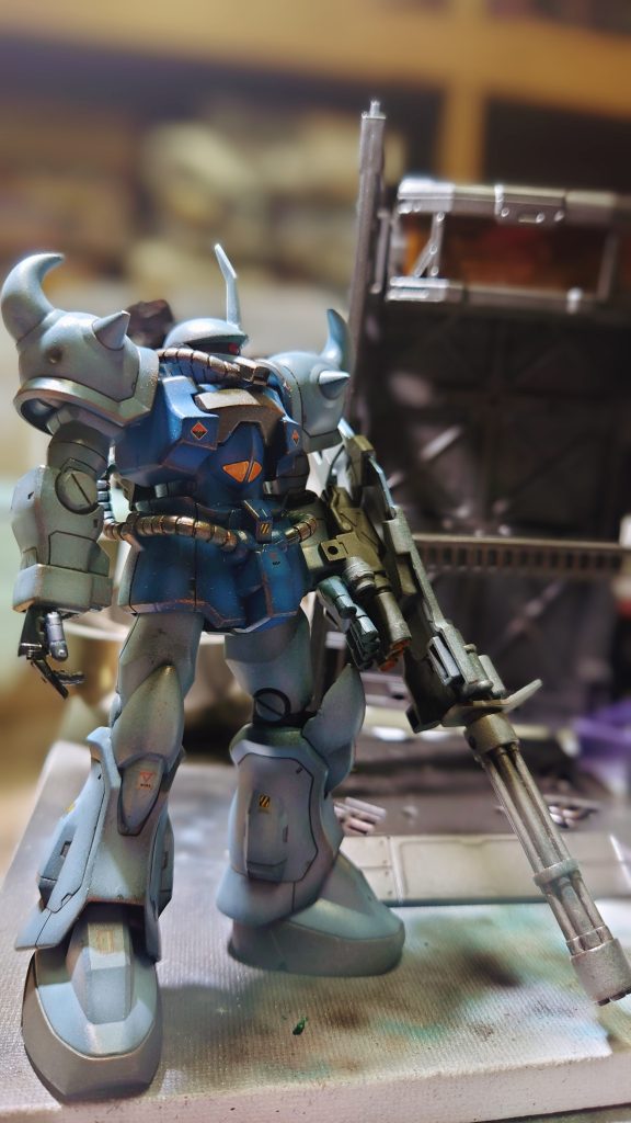 ちょっとツノ長すぎた。