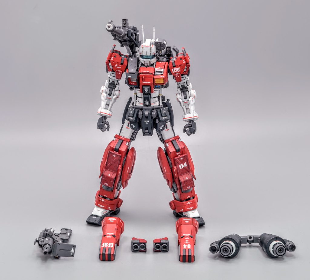 空間突撃仕様の換装用コンパチパーツも用意しました