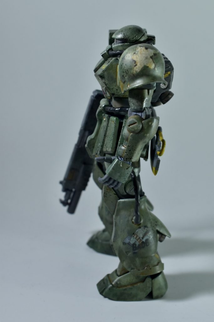 横向き。動力パイプは使ってみたかった、熱収縮チューブを使用してみました。