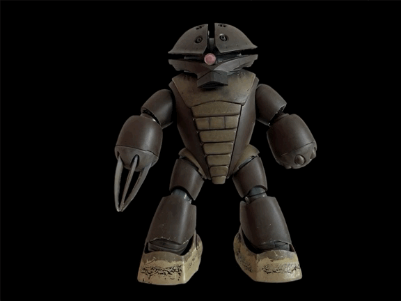 AIで自作ガンプラを動かす part.2
